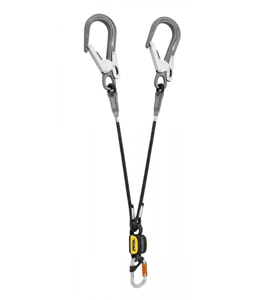 cabo doble absorbica y mgo 80 cm petzl pro