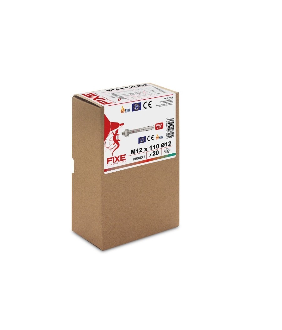 parabolt tornillo inox 316 12x110