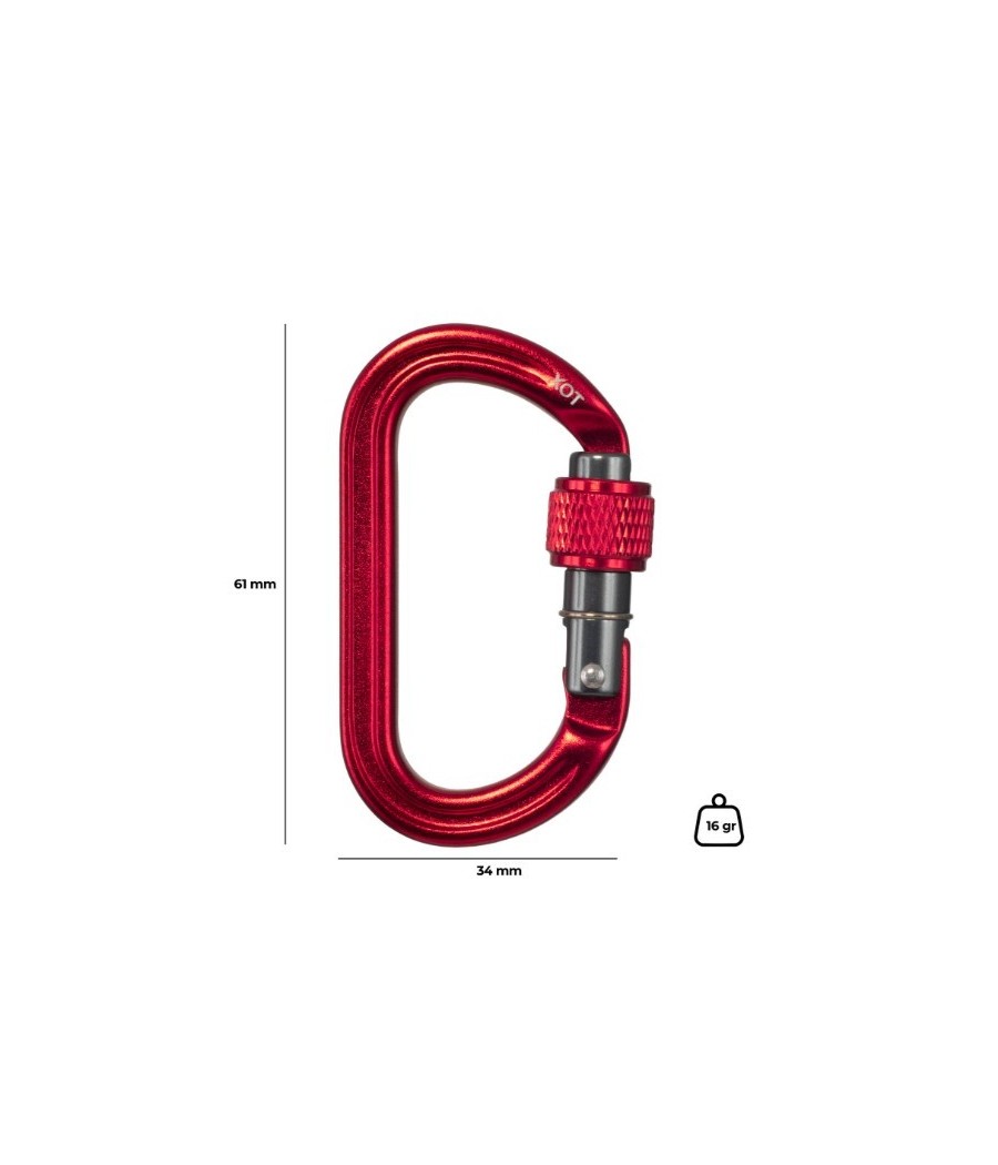 mosqueton auxiliar xot screw fixe