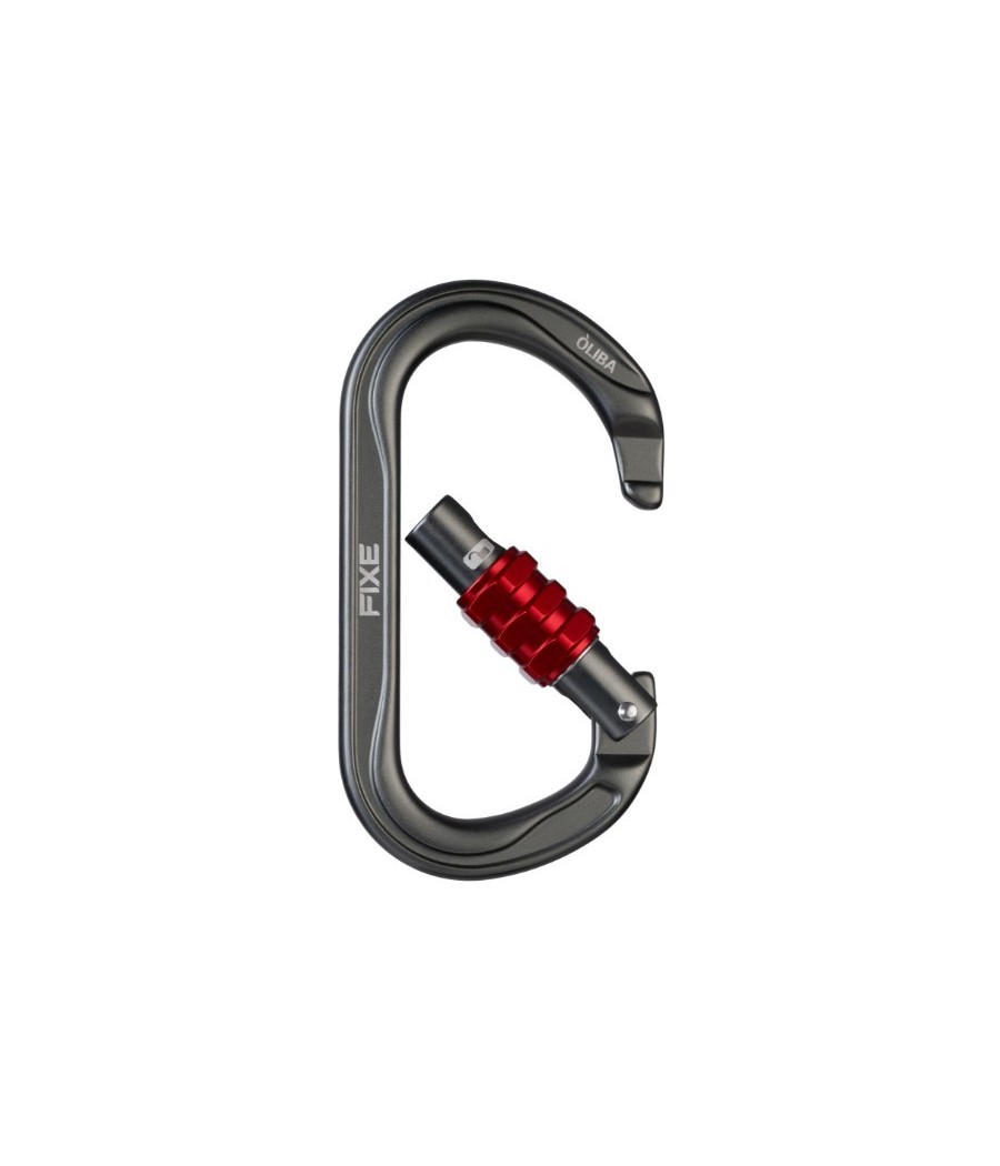 mosqueton oliba screw lock fixe