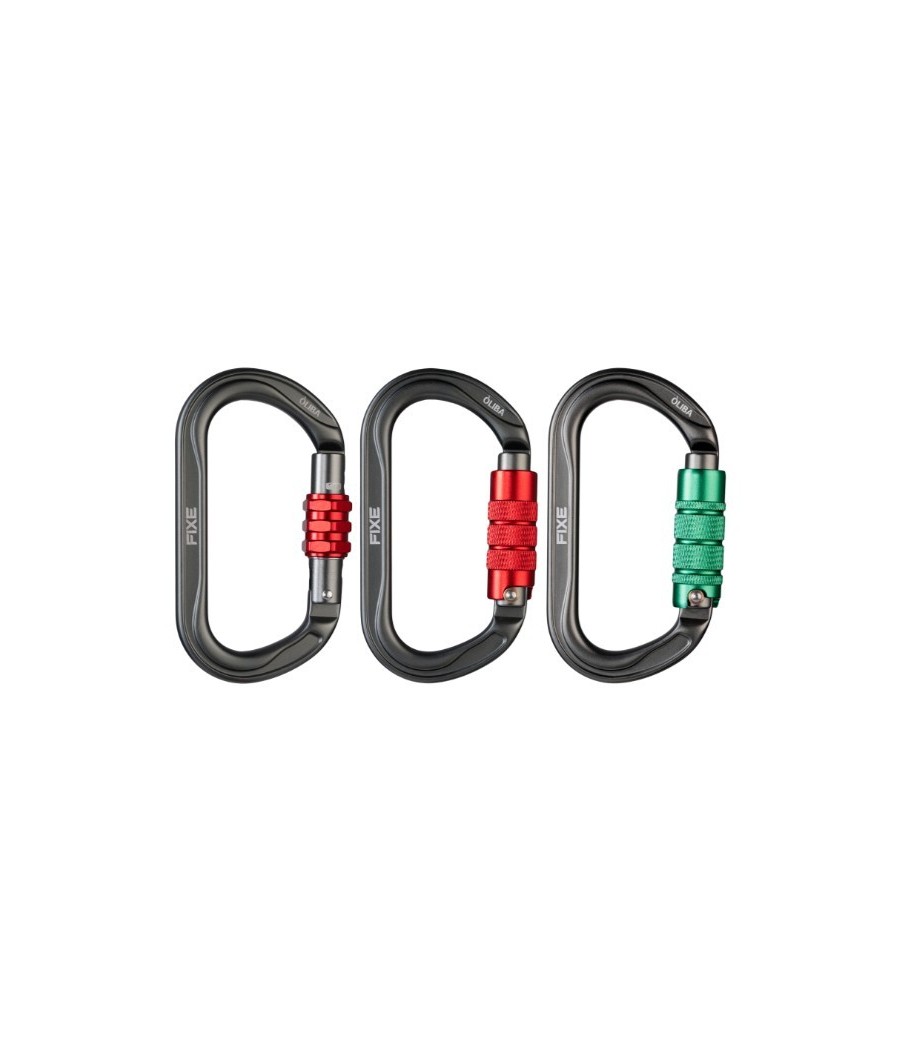 mosqueton oliba screw lock fixe