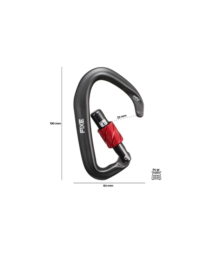 mosqueton puput screw fixe