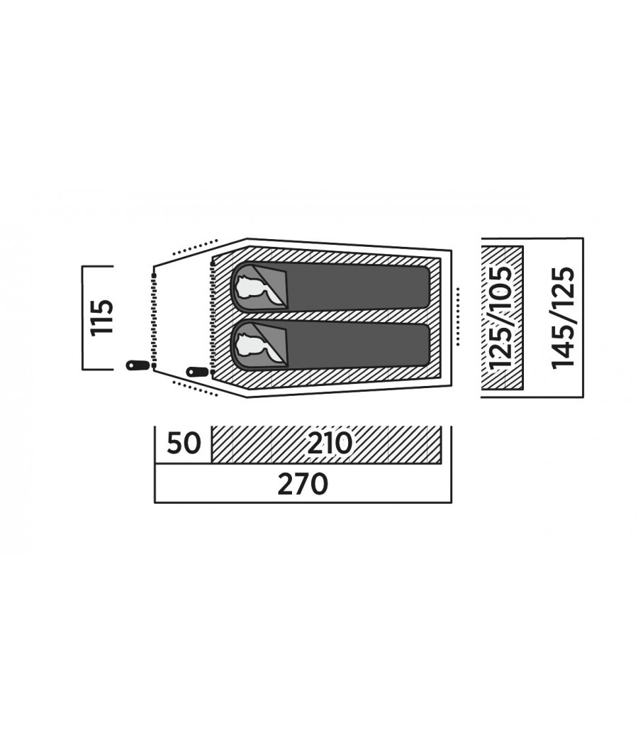 tienda reindal 2 easy camp