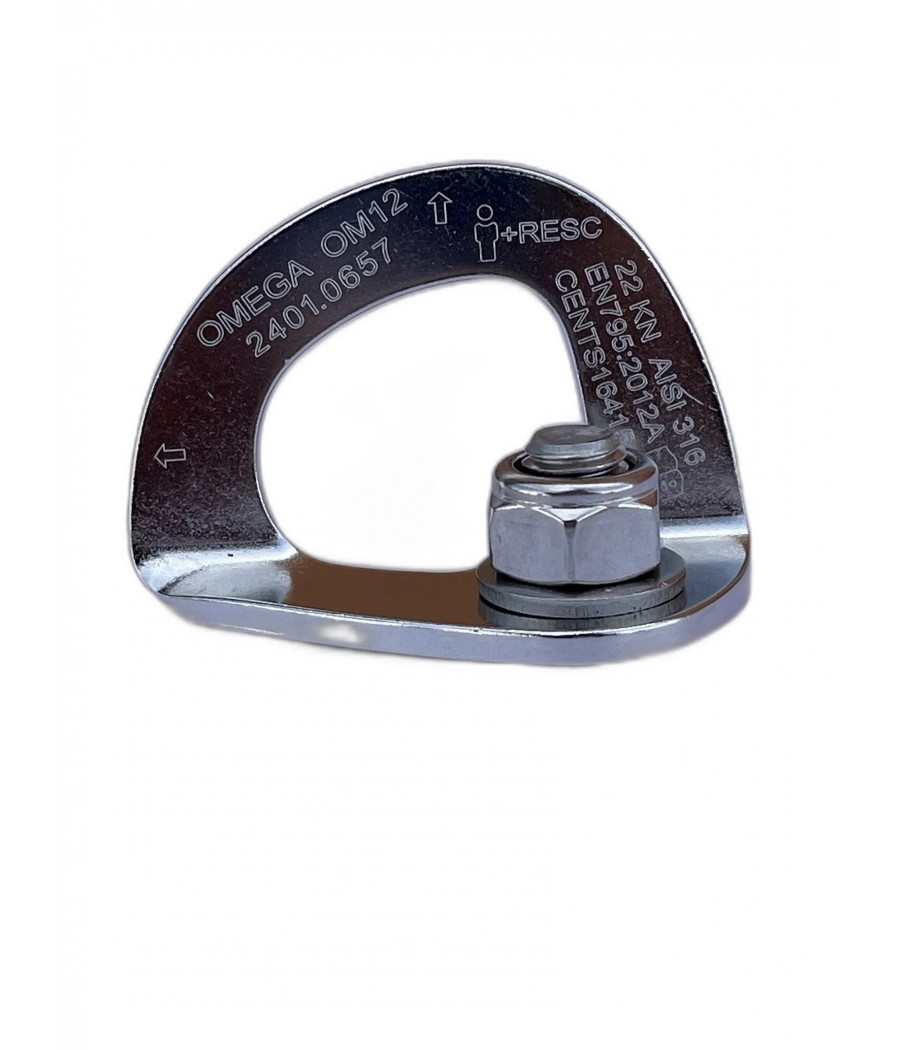 anclaje anticaidas 1 + resc omega big 12 inox