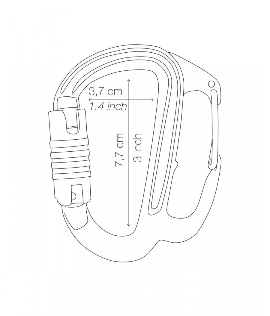 mosqueton freino z triact lock petzl